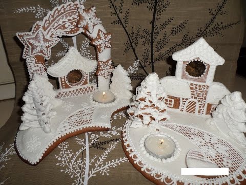 Видео: Пряничная композиция-подсвечник!