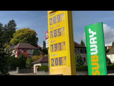 Видео: Заправки в Германии и цены на топливо