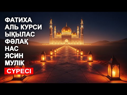 Видео: ФАТИХА, АЯТУЛЬ КУРСИ, ЫҚЫЛАС, ФӘЛАҚ, НАС, ЯСИН, МҮЛIК,  СҮРЕСІ! КУРАН ТЫНДАУ | NOOR ANOM