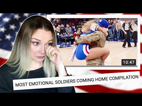Видео: Новозеландская девочка отреагировала на возвращение американских солдат домой 🥺🙏🏼🇺🇸