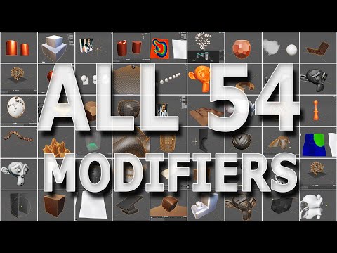 Видео: Все 54 модификатора в Blender: объяснение за 10 минут