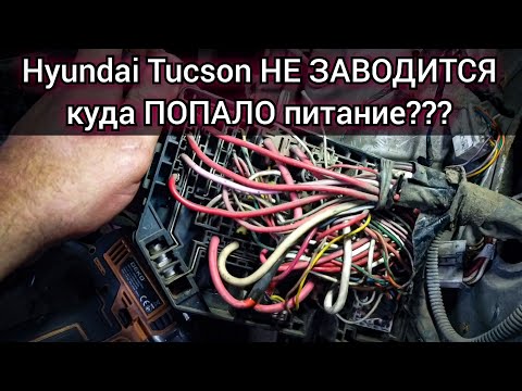 Видео: Не заводится hyundai tucson. Нет питания на бензонасос, кинули соплю и пригнали ко мне.