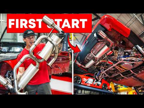 Видео: Заброшенный NSX FIRST START с ПОЛНОСТЬЮ собранным двигателем, нагнетателем и БЕЗУМНЫМ выхлопом JDM!