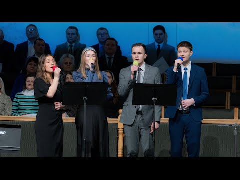 Видео: Пение «В минуту жизни трудную» - Дженнифер, Лена, Пётр и Самуил