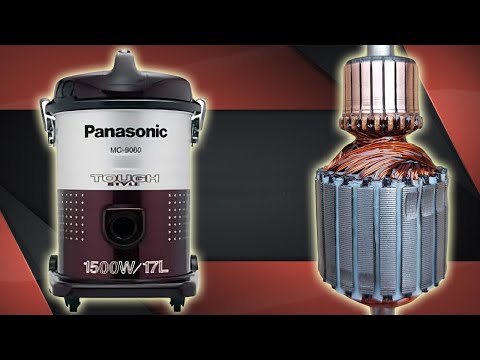 Видео: Пылесос Panasonic (ОБМОТКА ЯКОРЯ) [ симплекс ]