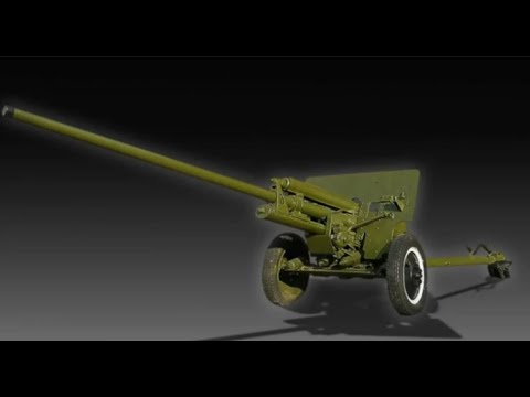 Видео: Советская 57-мм противотанковая пушка ЗиС-2