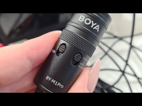 Видео: Подключение микрофона Boya BY-M1 Pro к камере canon, ошибки при подключении