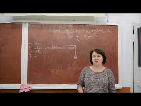 Видео: Фізика. 9 клас  Рух зв'язаних тіл по горизонталі