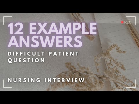 Видео: Самый частый вопрос | Примеры ответов на собеседовании на должность медсестры