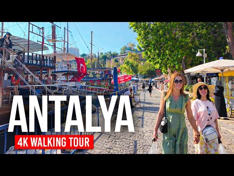 Видео: АНТАЛЬЯ, Турция 🇹🇷 Солнце, пляжи и древняя магия | Пешая прогулка 4K