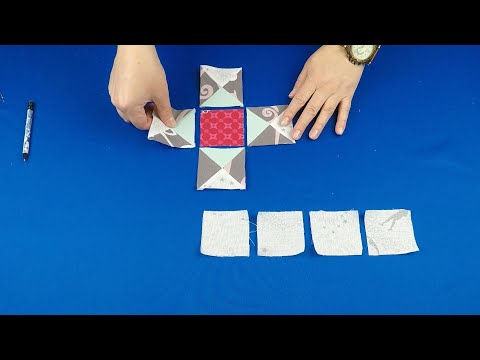 Видео: Уроки лоскутного шитья. Удивительно красивый и простой блок «Звезда Огайо».