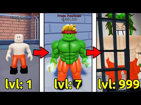 Видео: Поднимаем самые большие веса в мире! | Roblox Prison Pump