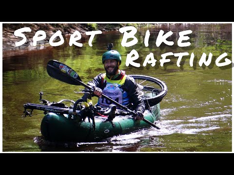 Видео: Спортивный Bike Rafting. Соревнования в веловодном дуатлоне на реке Вьюн.