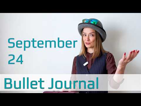 Видео: Plan with me September 24 | Оформление сентября 24 в ежедневнике #bulletjournal