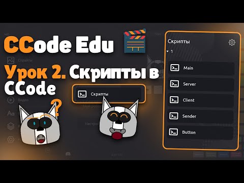 Видео: Урок 2. Скрипты в CCode - CCode Education