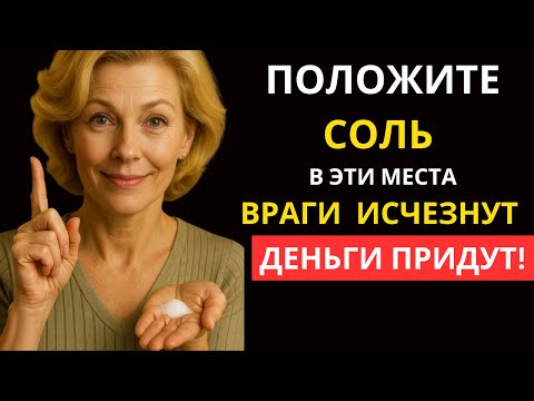 Видео: 🧂 Где Хранить Соль в доме, Чтобы Привлечь Деньги – 3 Волшебных Места!