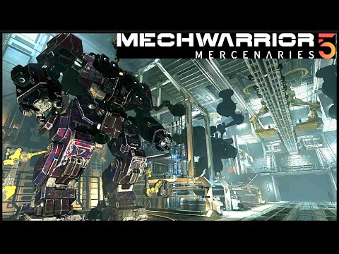 Видео: Mechwarrior 5 Mercenaries.  Обзор меха Thunderbolt TDR-5S-T.  Ходячее лазер шоу.