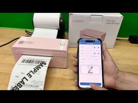 Видео: Наш новый термопринтер для транспортных этикеток — #Jadens BT-268