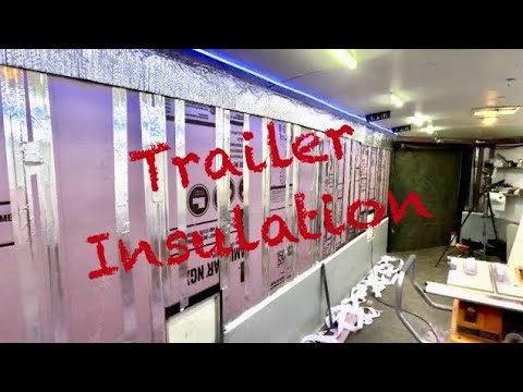 Видео: Утепление моего закрытого прицепа