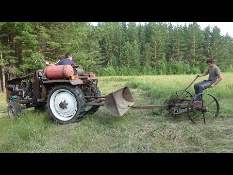 Видео: Косим конной сенокоской.