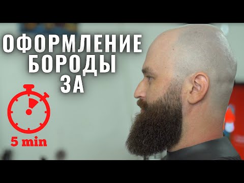 Видео: Как оформить большую Бороду правильно за 5 минут! (Beard Style)