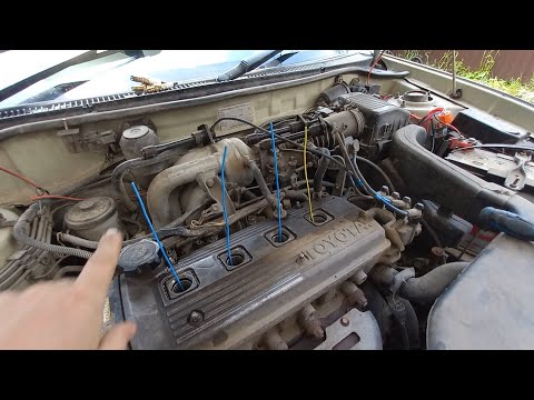 Видео: Toyota tercel 4efe, раскоксовка замена масла, валера раскоксоил. Троит мотор.