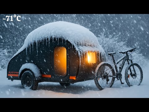 Видео: Выживание при температуре −71°C в велодоме | Испытание в условиях снежной бури вдали от цивилизац...