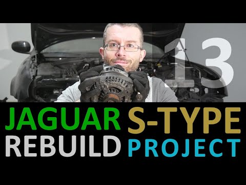 Видео: Реставрация Jaguar S-Type [13] Снятие ГЕНЕРАТОРА