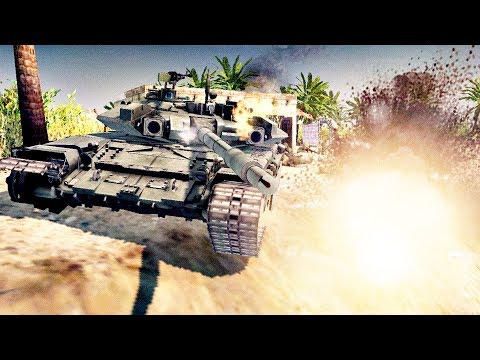 Видео: Т-90 против Абрамса в Сирии! Танковая Дуэль?