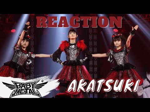 Видео: REACTION TO BABYMETAL - AKATSUKI「紅月アカツキ」BLACK NIGHT! РЕАКЦИЯ