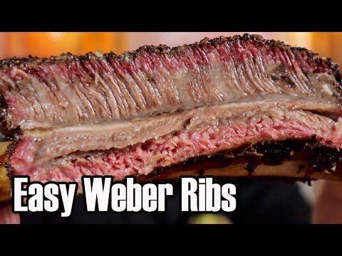 Видео: Говяжьи ребрышки Вебера готовятся быстро и горячо