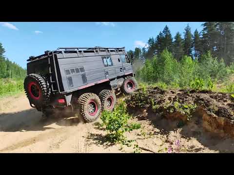 Видео: Испытание Pinzgauer 6х6 и Mercedes Unimog 404