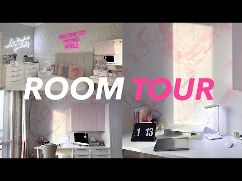 Видео: ROOM TOUR | моя комната | пинтерест комната | рум тур | розовая комната мечты