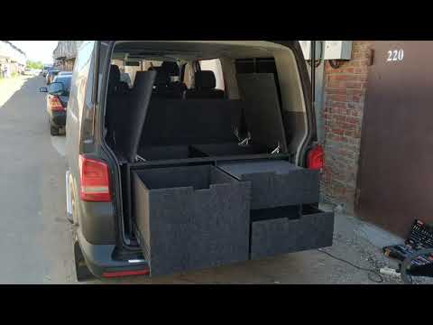 Видео: Органайзер спальник Volkswagen Multivan 
