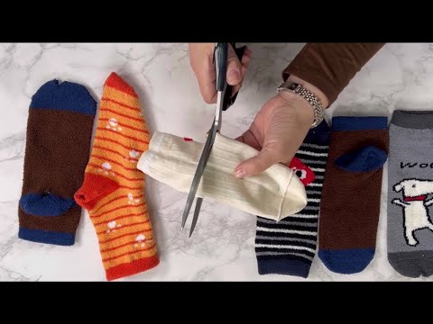 Видео: [DIY] Никогда не выбрасывайте носки, которые вы не носите 2