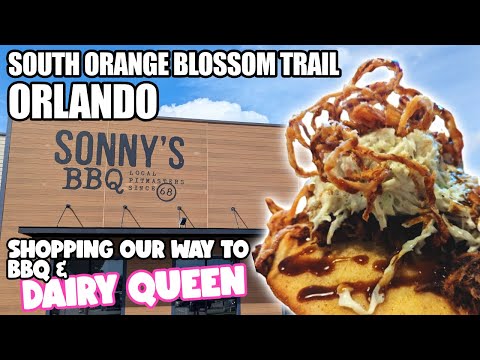 Видео: Флоридский торговый центр | Sonny's BBQ | Dairy Queen — Орландо Видеоблог