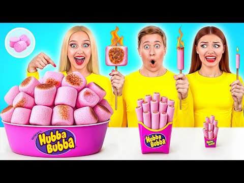 Видео: Большая, Средняя или Маленькая Тарелка Челлендж | Безумная Кулинарная Битва от Bubba DO Challenge