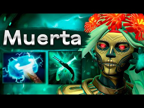 Видео: Очень крутая игра на Муэрте! - Muerta 7.33 DOTA 2