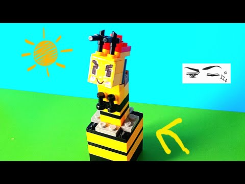 Видео: Туториал как собрать королеву пчёл из игры "вырасти сад роблокс "#growagarden #лего_бумага #лего