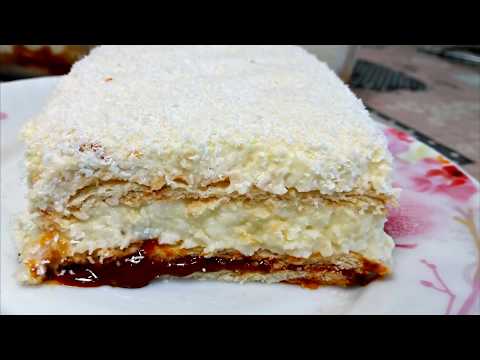 Видео: Торт за 5 МИНУТ "Рафаэлло" БЕЗ ВЫПЕЧКИ! Вместо тысячи слов! cake in 5 minutes