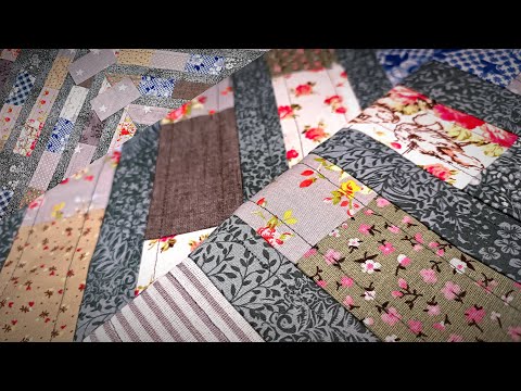 Видео: Простой, но многообещающий способ шитья. Лоскутные блоки из маленьких обрезков. DIY