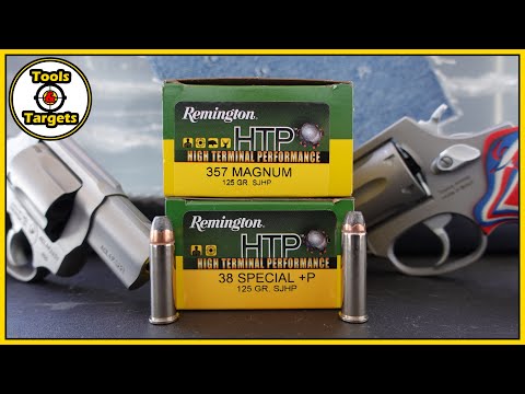 Видео: БЛИЗКО или НА МИЛЯХ?.... Тест патронов Remington HTP .357 Magnum против .38 Special +P!