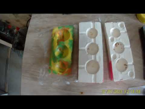 Видео: Каменная форма для грузов Чебурашек со съёмными ушками.