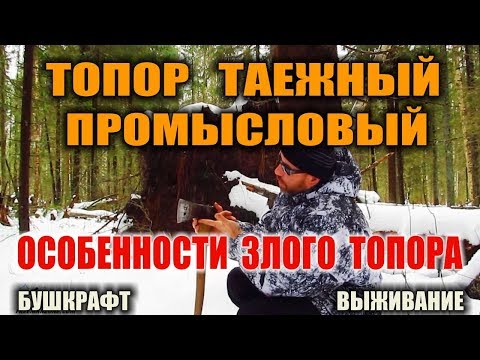 Видео: ОХОТНИЧИЙ, ТАЕЖНЫЙ, ПРОМЫСЛОВЫЙ ТОПОР. В чем секрет охотничьего топора для охоты и работы. Бушкрафт.