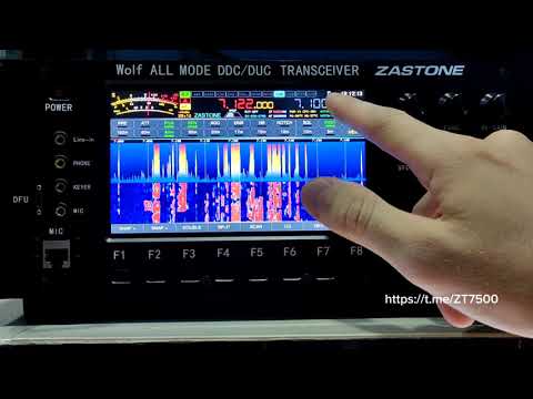 Видео: Zastone ZT7500 трансивер Wolf/Волк с AliExpress.