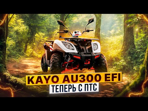 Видео: KAYO AU300 EFI - САМЫЙ БОЛЬШОЙ КВАДРИЦИКЛ KAYO С ПТС / Обзор квадроцикла
