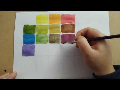 Видео: Образотворче мистецтво. 5 клас. Тема 17. Колірний спектр.