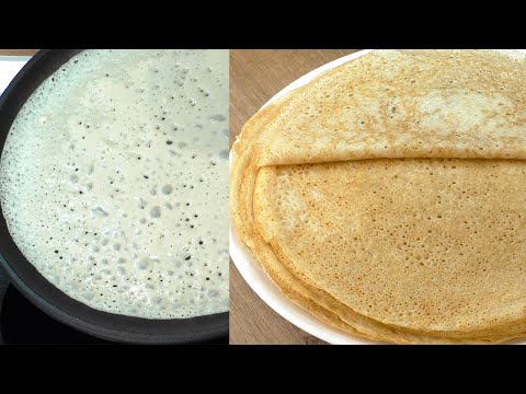 Видео: БЛИНЫ на воде! ТОНКИЕ блинчики на Масленицу ( Вкусные и Нежные). Не уступают блинам на молоке