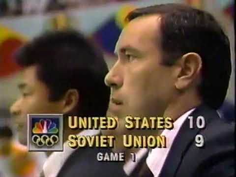 Видео: Волейбол | Олимпиада 1988 | Финал | США - СССР | 02/10/1988