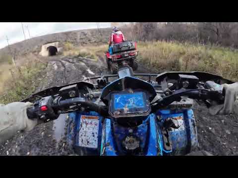 Видео: Маленький прохват на квадрике Sharmax Activator и питбайке Kayo 140 из Октябрьского в Косулино